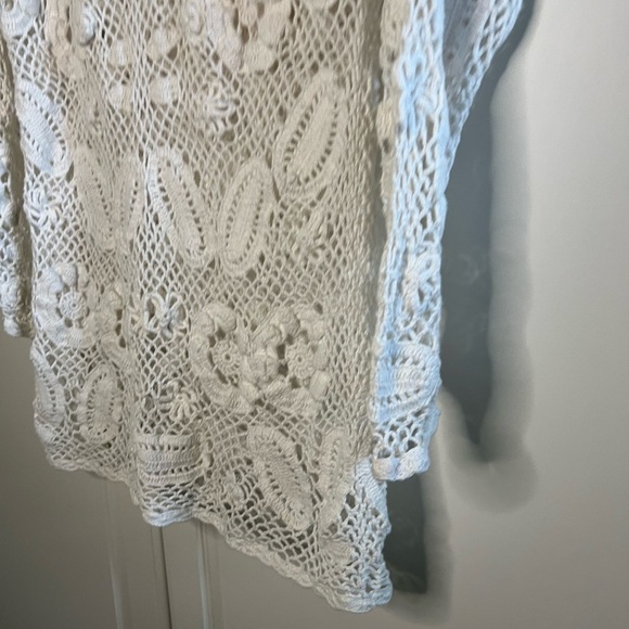 Vintage Hand Knit Crochet Cottagecore Sweater - Picture 12 of 13